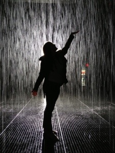 Visiting Rain Room at the MoMA