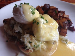 Crabcake Benedict at Toulouse Petit