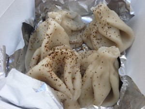 Khinkali - stuffed beef & pork dumplings ($6)