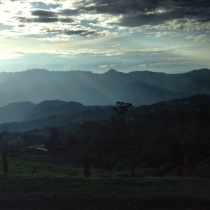 Beautiful views from Bogota - Medellin